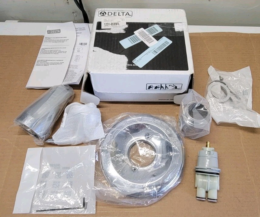 Delta Shower Trim Polished Chrome 107528 With Valve