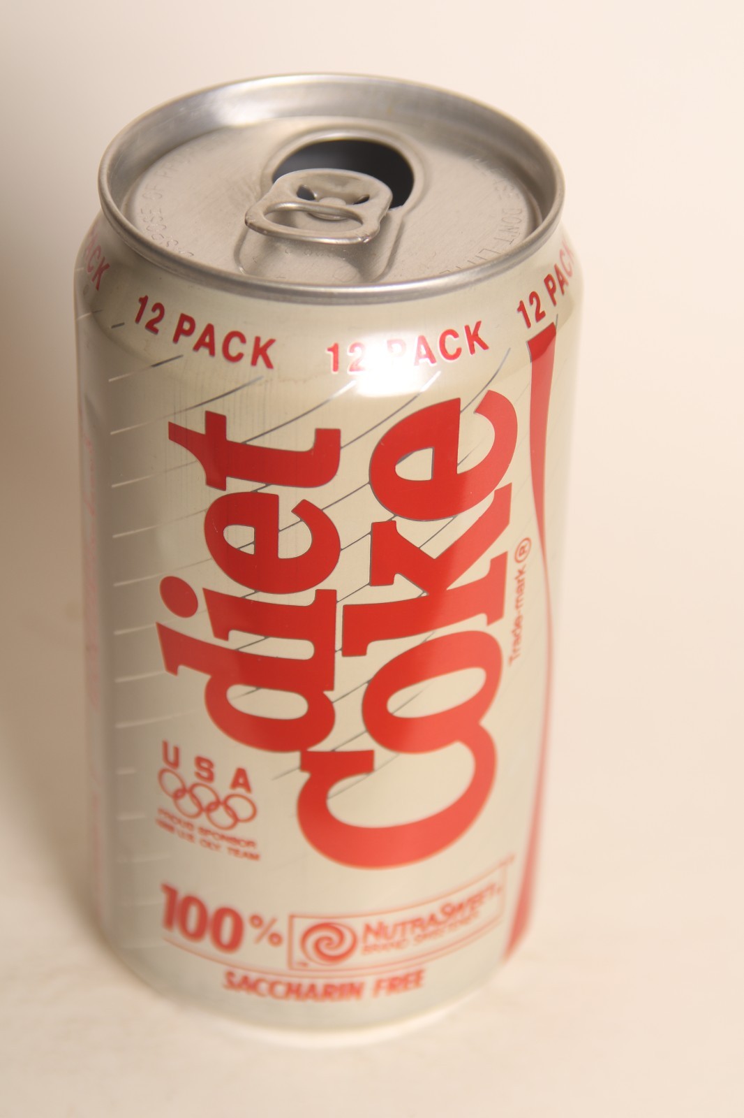Diet Coke soda can - "US Olympic sponsor "