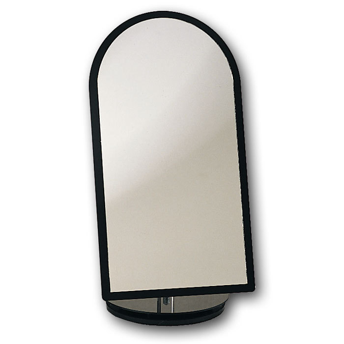 Swivel Glass Mirror Acrylic Frame Mirror Countertop Mirror 360 Swivel 11.5" High