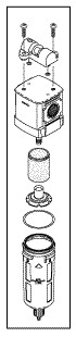 Air Techniques AirStar 10 Particle Filter Assembly - 86197