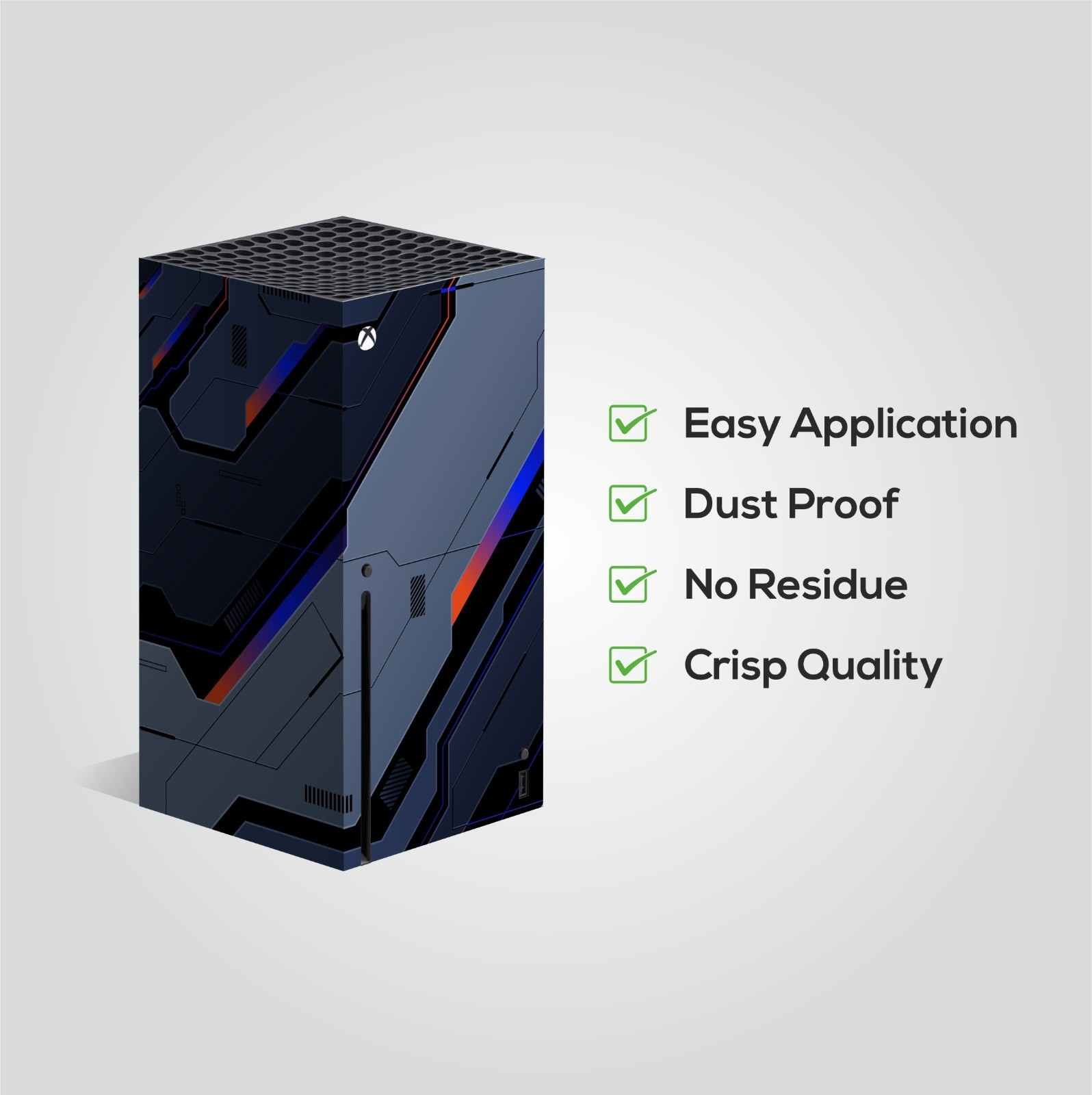 BIOMETRIC XBOX SERIES X SKIN VINYL DECAL CONSOLE WRAP