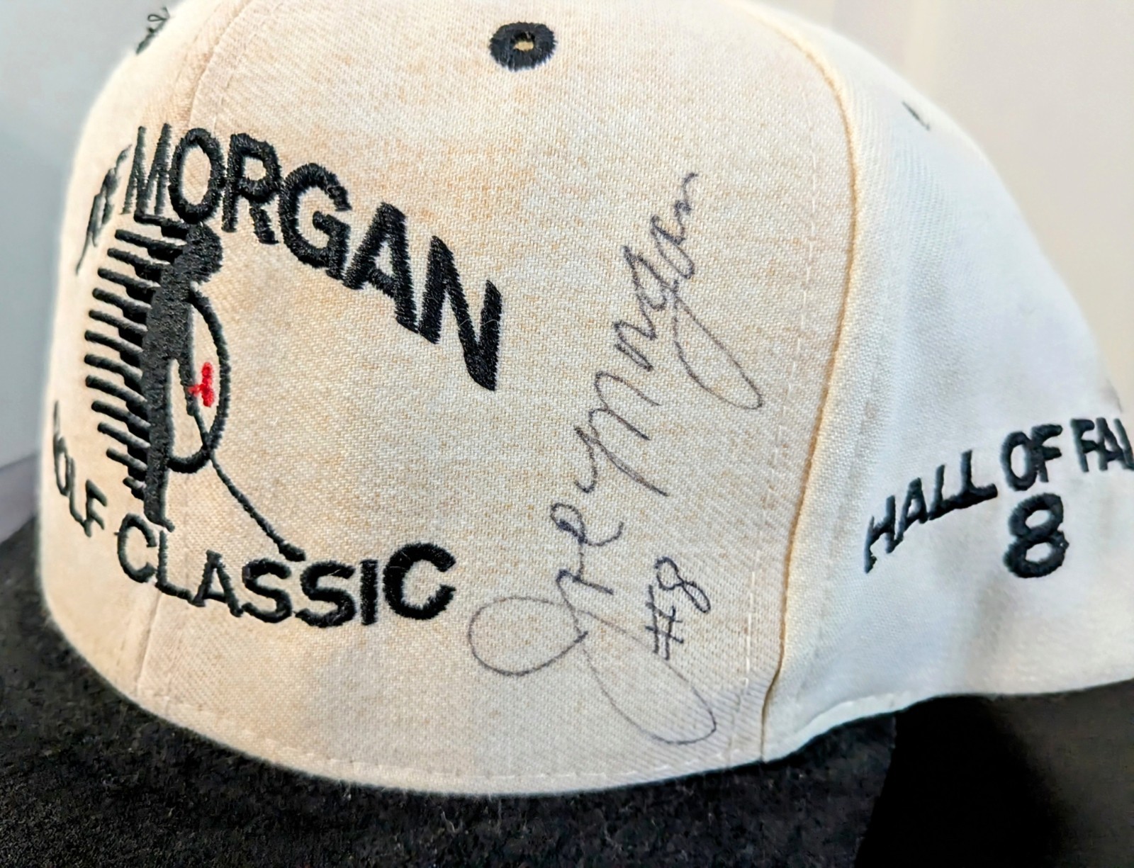 Joe Morgan autographed golf cap