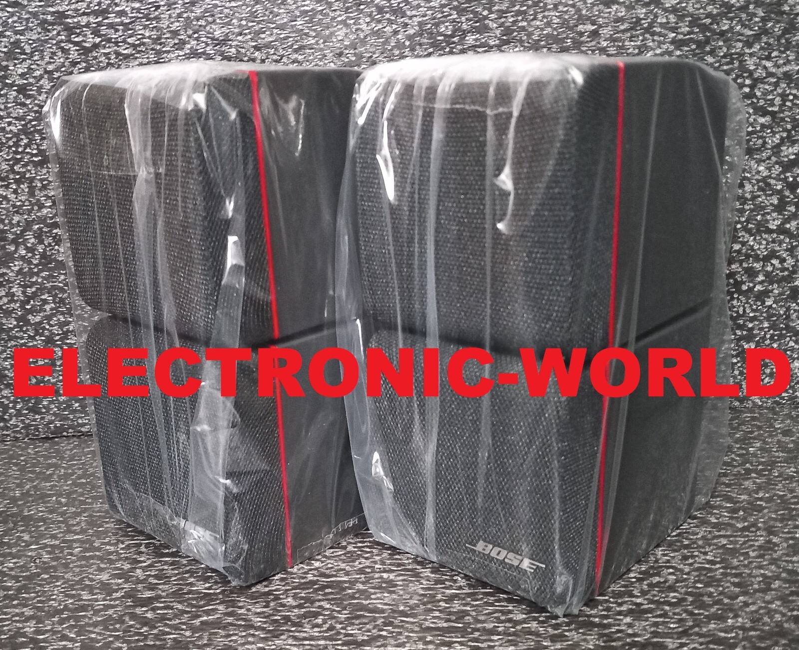 MINT Pair Of Bose Legendary Redline Double Cube Speakers Lifestyle Acoustimass