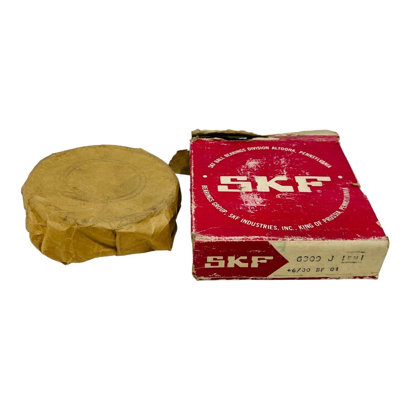 SKF 6300J BALL BEARING NEW/UNUSED SURPLUS