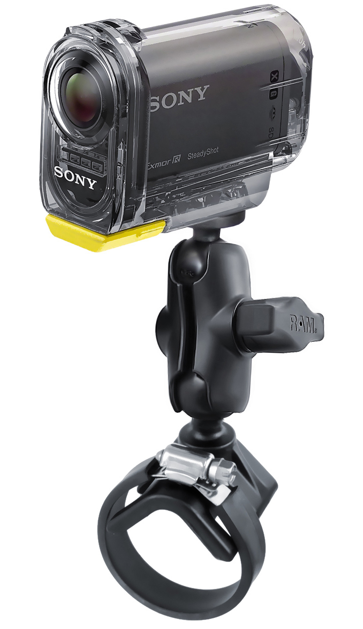 RAM V-Strap ATV UTV Rail Mount with 1/4"-20 Stud for Camera Camcorder Action Cam