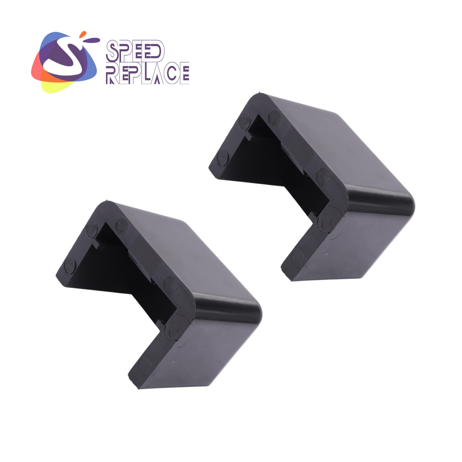 Black 2x Bumper Hood Rest Bushing Replace for 2000-2007 Peterbilt 379 130-4711