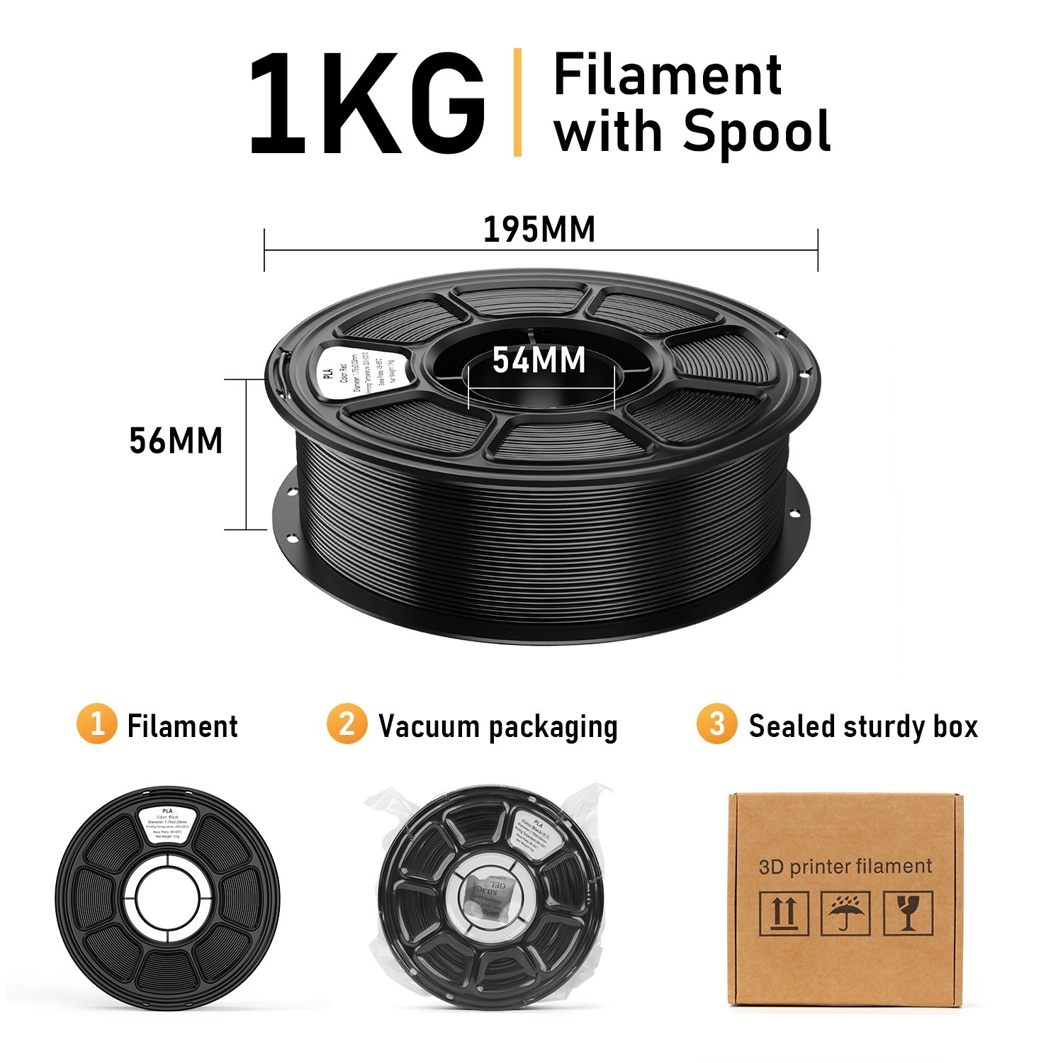 10pcs Lot FILAZOO 3D Printer Filament 1KG PLA 1.75mm 40-50mm/s PLA Filament