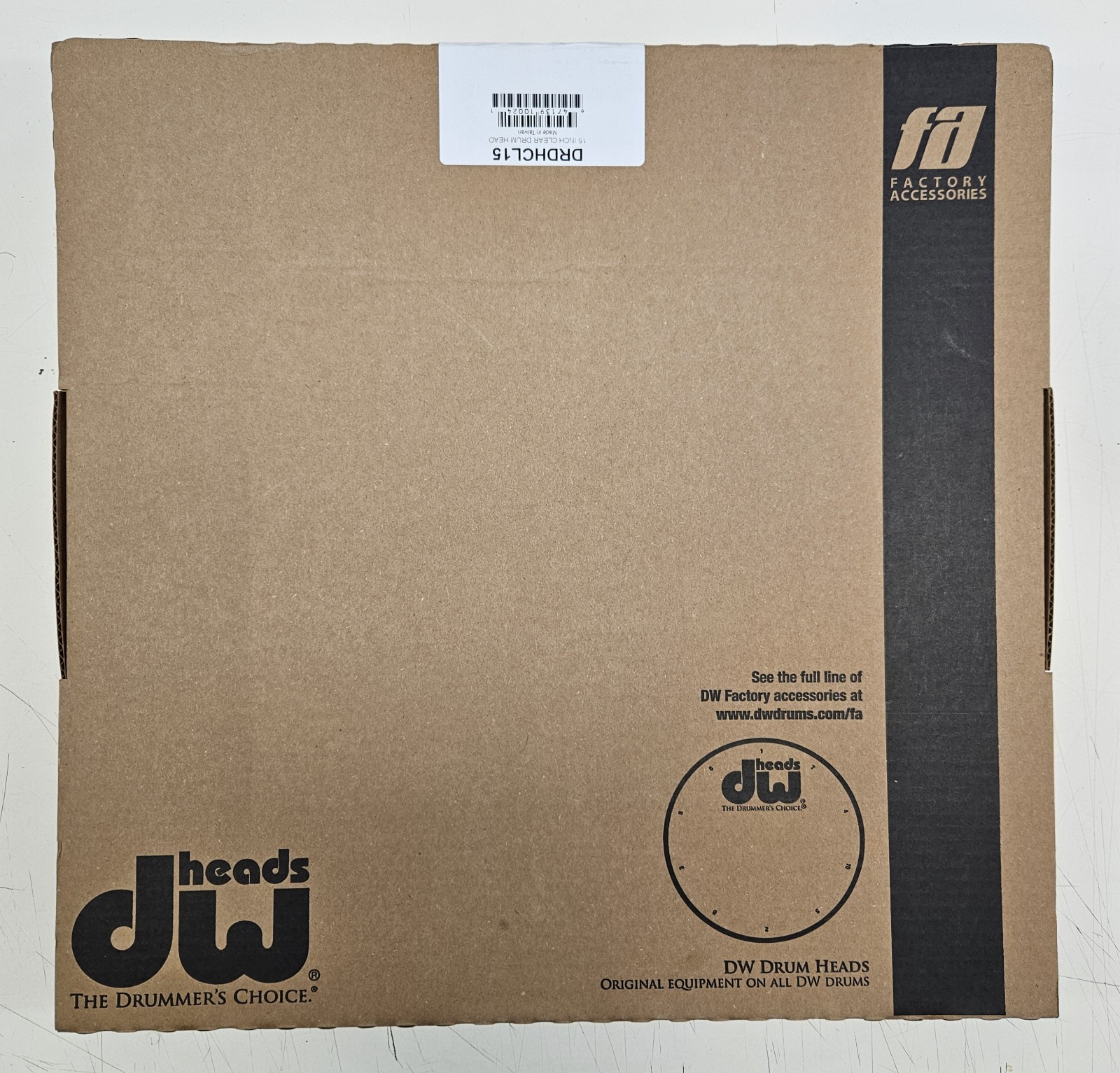 DW Clear Drum Head - 15"