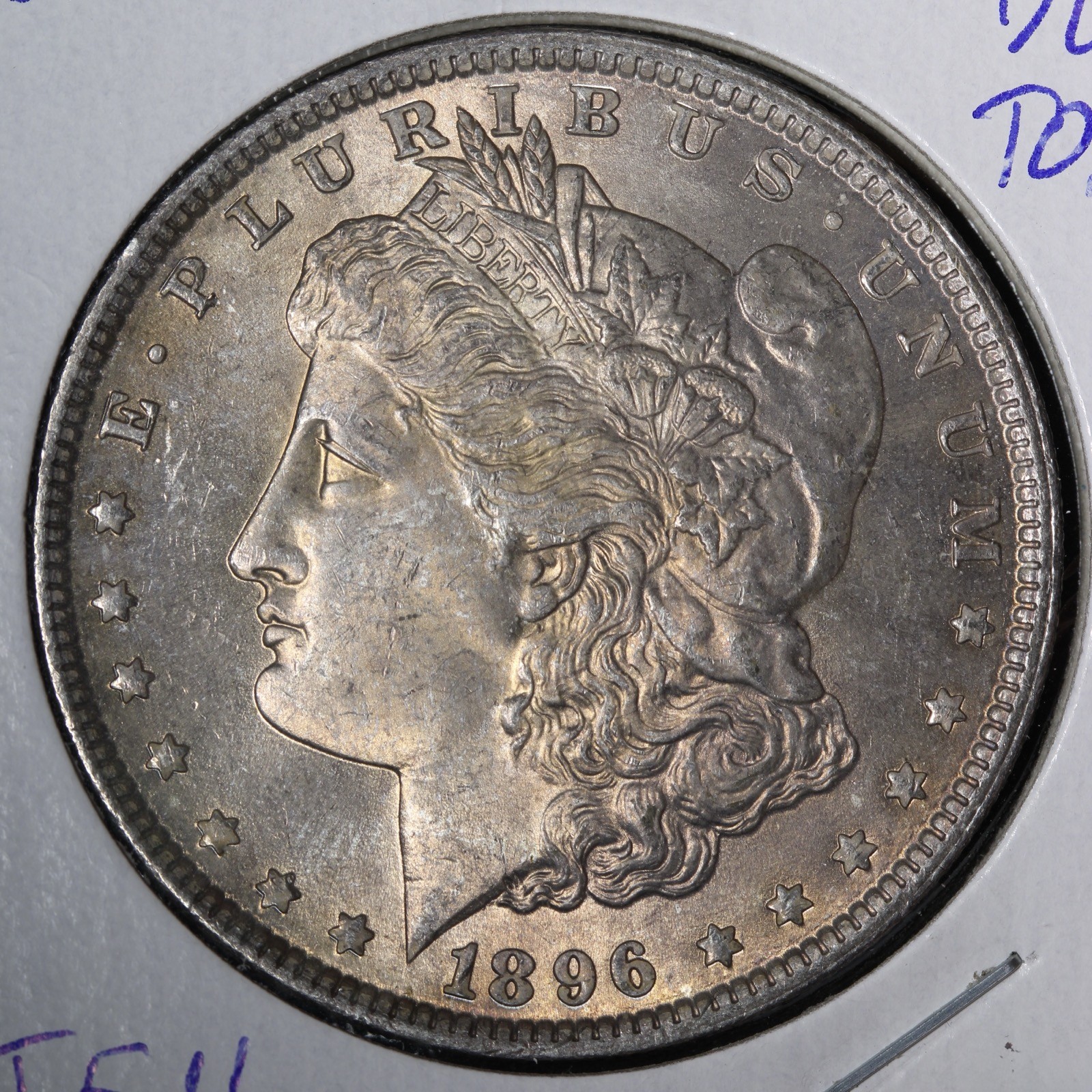 1896 Morgan Silver Dollar BU *UNCIRCULATED* MS TONED E314 VJEH