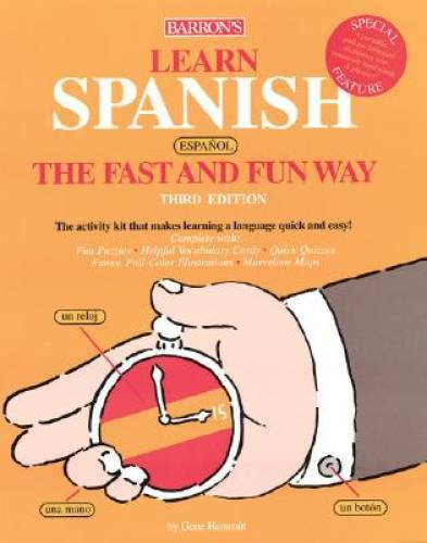 Learn Spanish the Fast and Fun Way - Paperback By Hammitt, Gene - GOOD