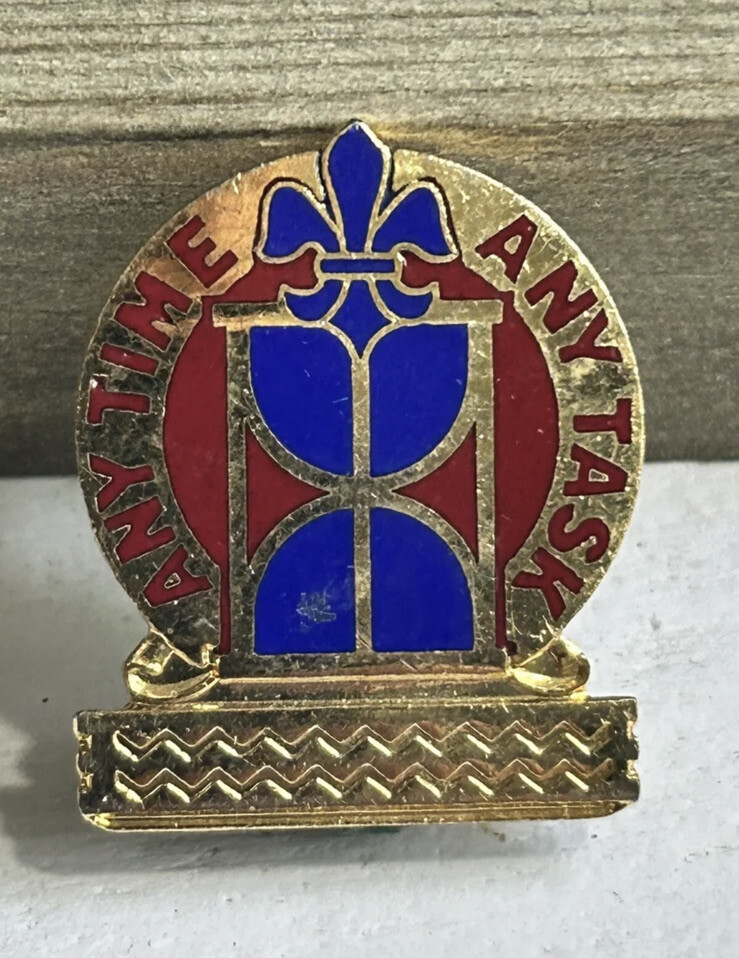 US Army 181st Transportation Battalion Vintage Unit Crest Insignia E-23 Military