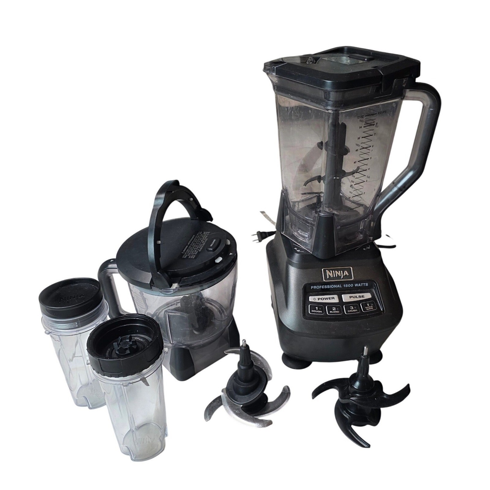 Ninja Mega Kitchen System BL770 1500W Blender Food Processor Nutri Ninja Cups E2