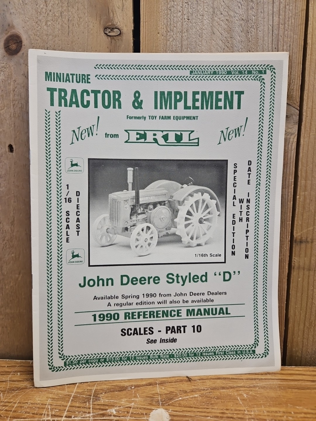Miniature Tractor & Implement Magazine January 1990 Special Edition