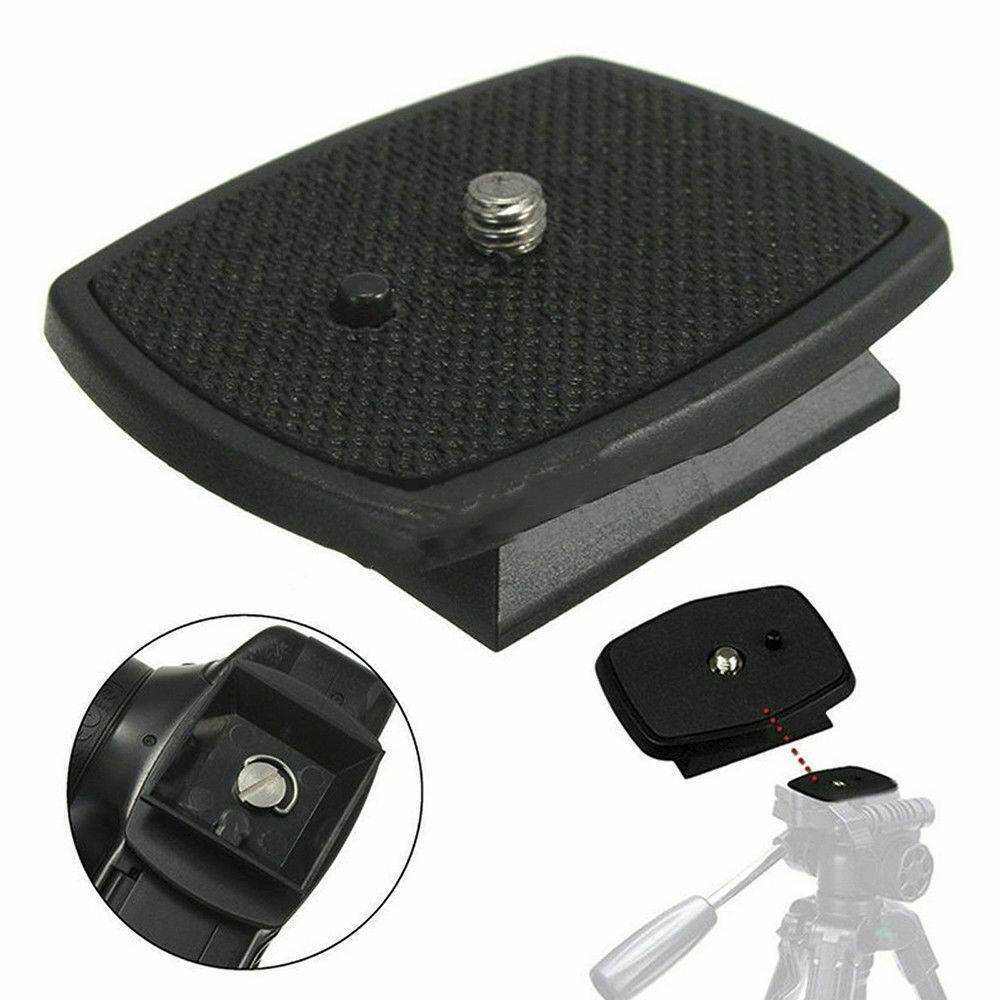 New Tripod Quick Release Plate Screw Adapter Mount Black Camera For Digital US