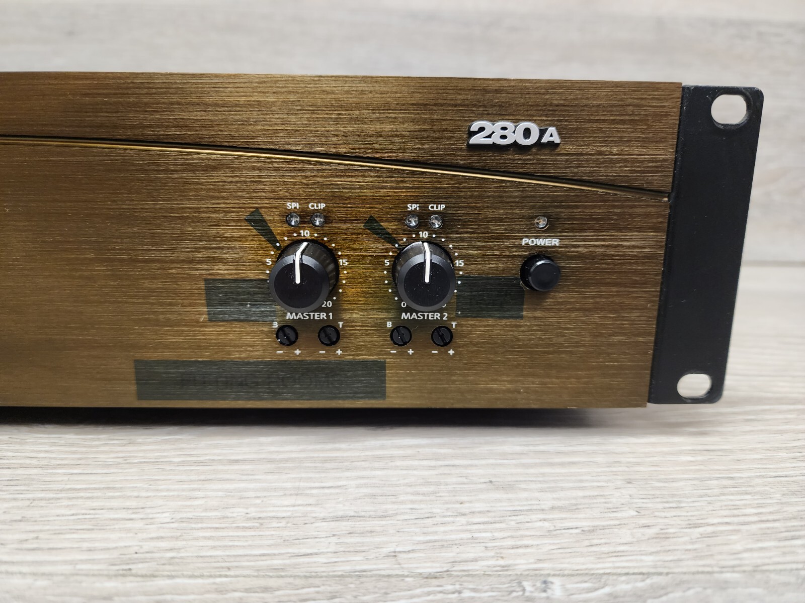 Crown 280A 80W 2 Channel Power Amplifier Amp Preamp Tested Working