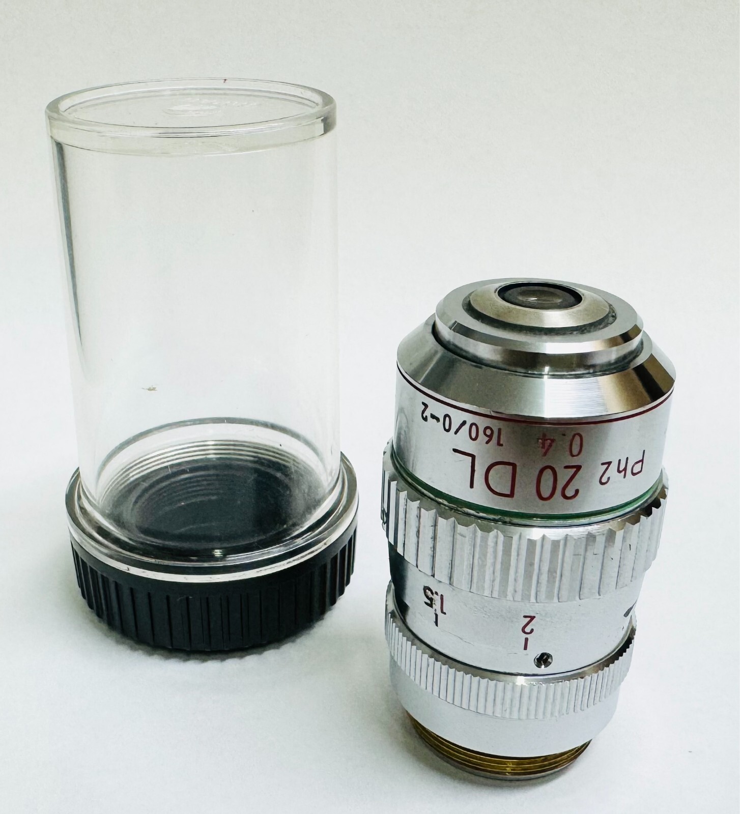Nikon 20X/0.4 DL Ph2 Phase Contrast w/ Correction Contrast Microscope Objective