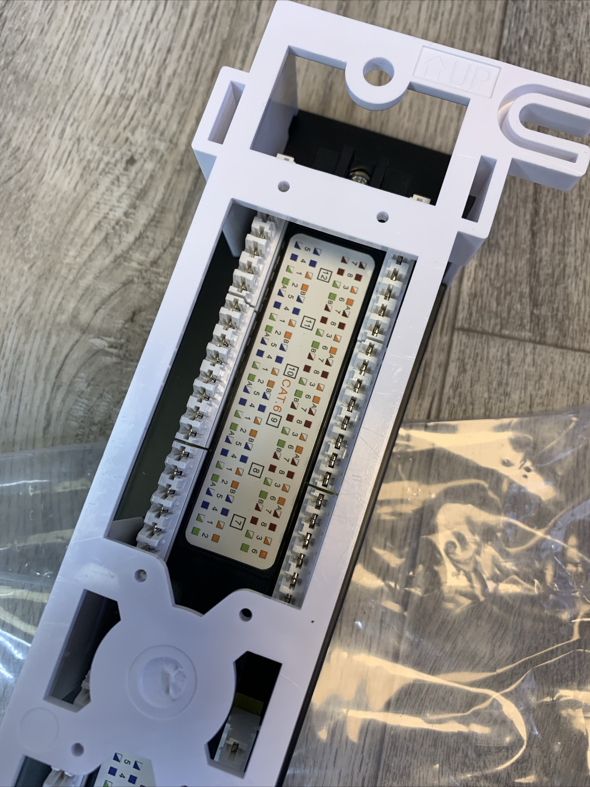Rapink Patch Panel 12 Port Cat6 10G Support