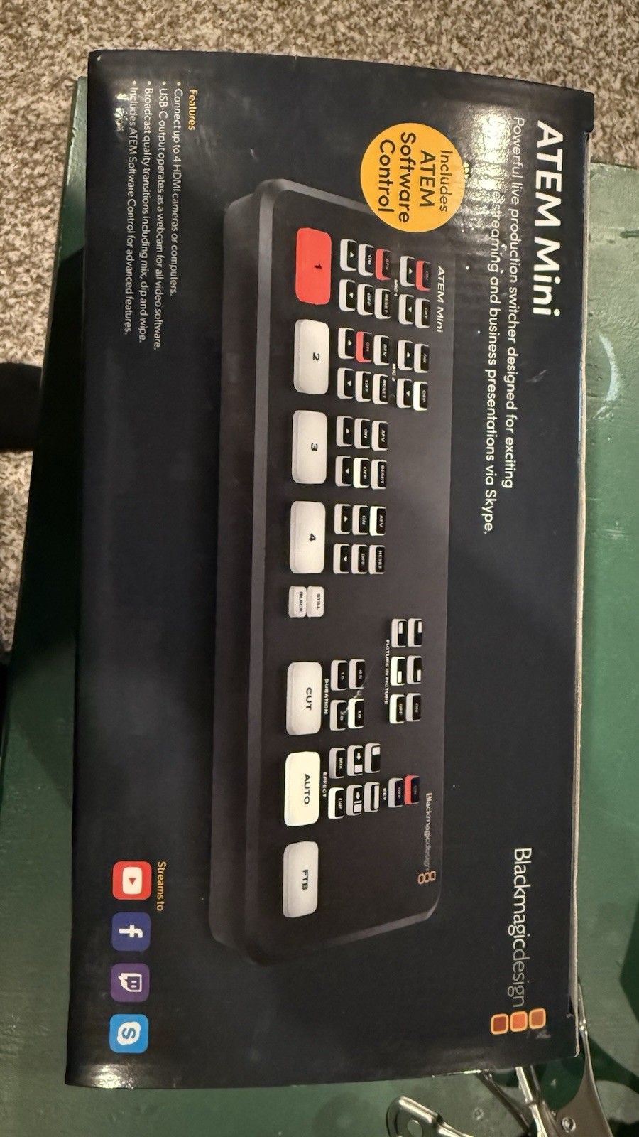 ATEM Mini Blackmagicdesign Production Switcher