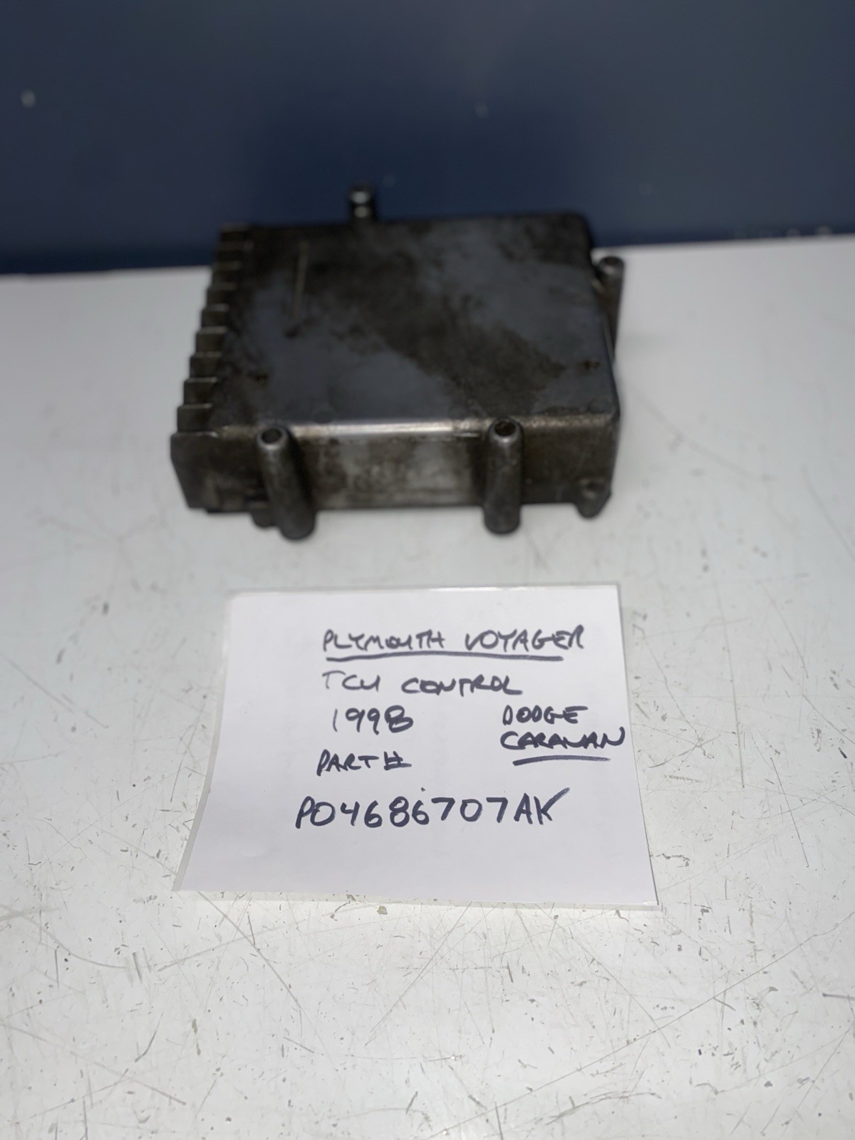 PLYMOUTH VOYAGER TRANSMISSION CONTROL UNIT 1998 P04686707AK CARAVAN