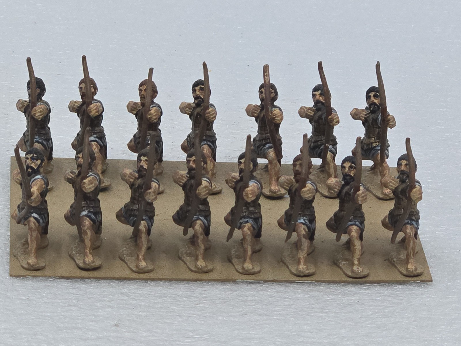 28mm Painted Metal Cretan Archers Greek Macedonian Ancient Wargaming Miniatures