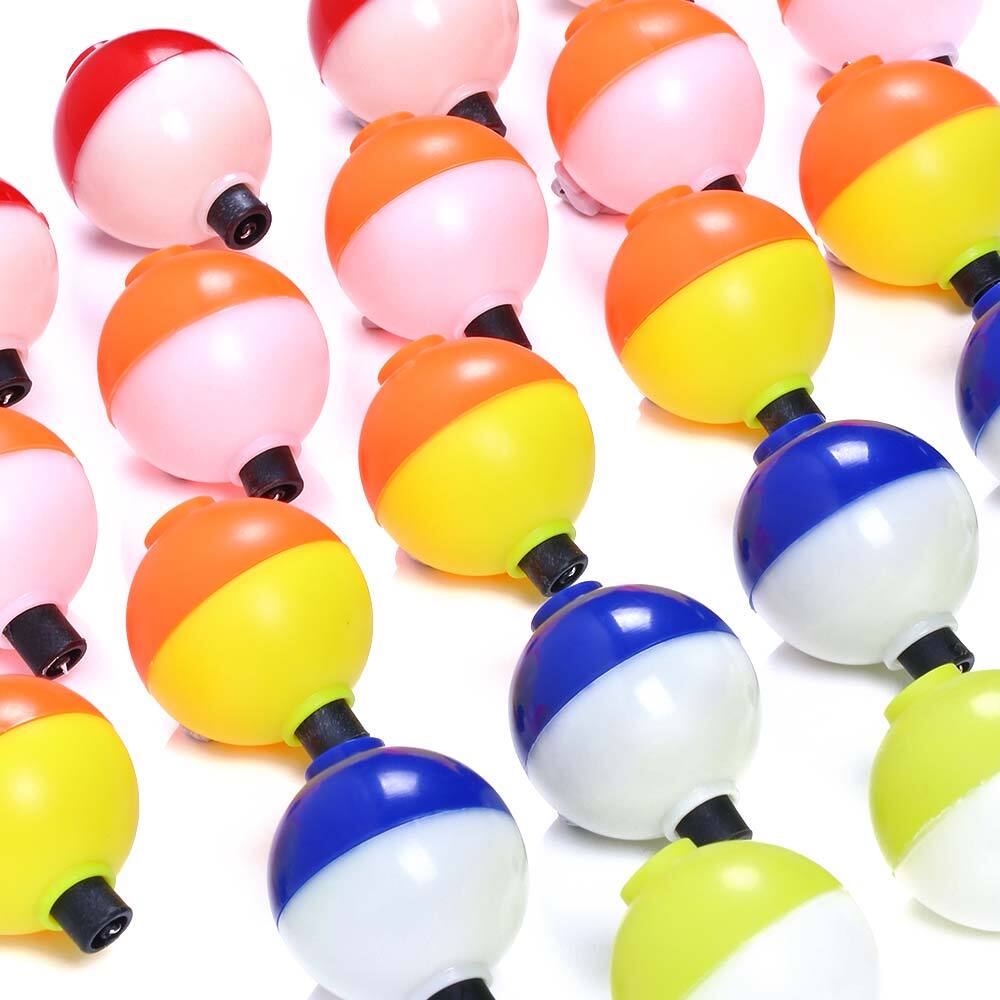 5PCS/Pack 2'' inch EVA Foam Round Floats Snap-On Fishing Bobbers Fishing Buoy