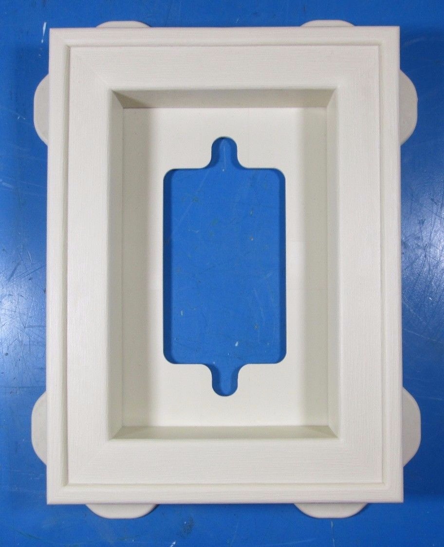 Mid-America Plastic Recess Mini Mount Color No. 012 Dark Almond
