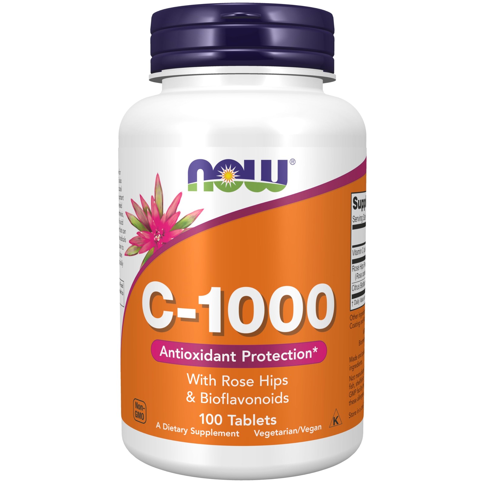 NOW Foods Supplements, Vitamin 100 Count (Pack of 1), Light Beige W/ Speckles
