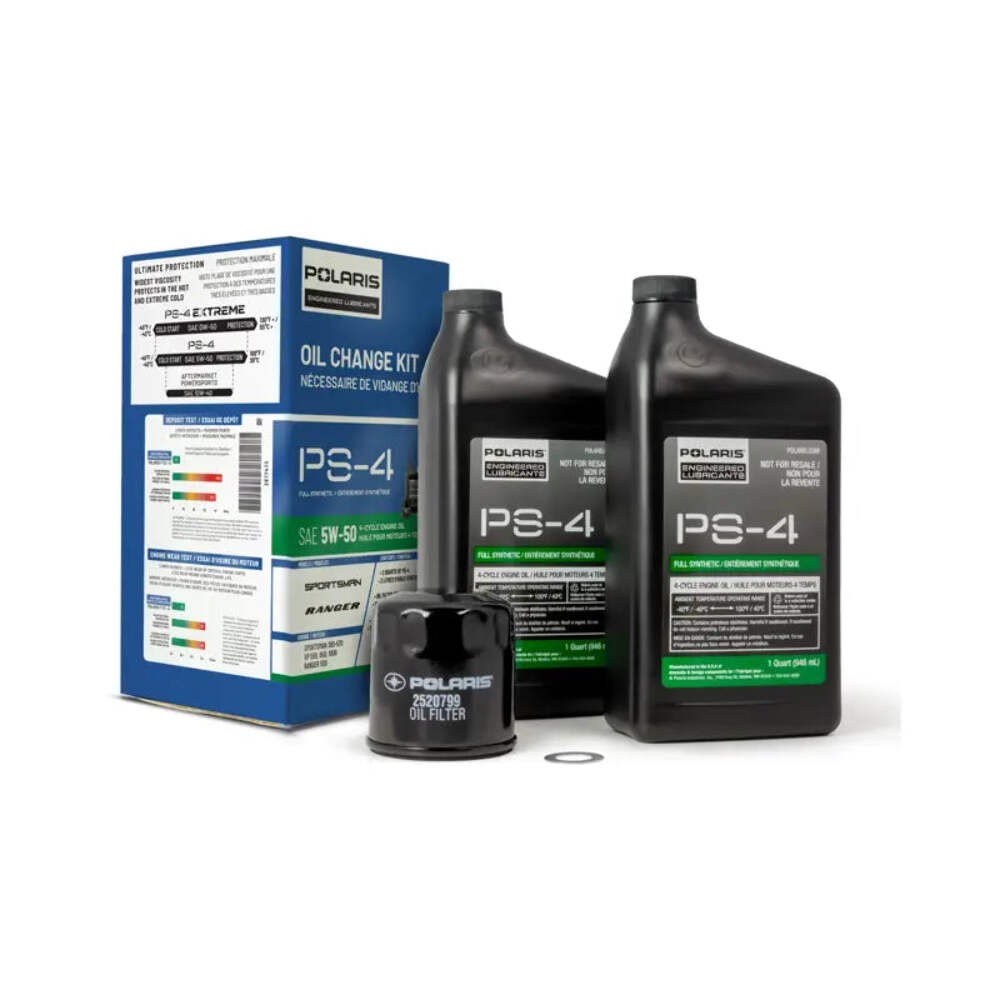 Full Synthetic Oil Change Kit, 2877473, 2 Quarts of PS-4 Engine Oil and 1 Oil Fi