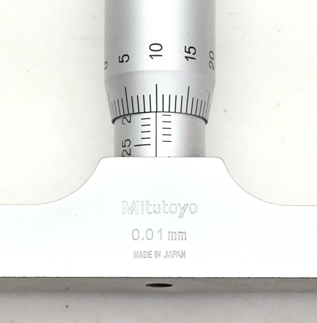 Mitutoyo 129-115 Depth Micrometer Set w/ Interchangeable Rods & Case