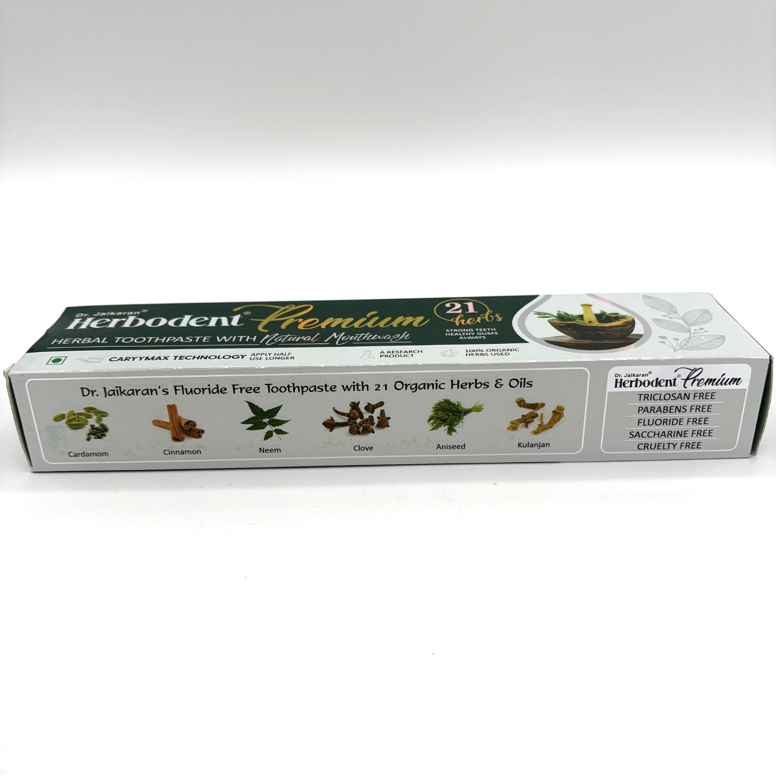 Herbodent Premium Toothpaste Dr. Jaikaran’s Fluoride-Free 2 Pack
