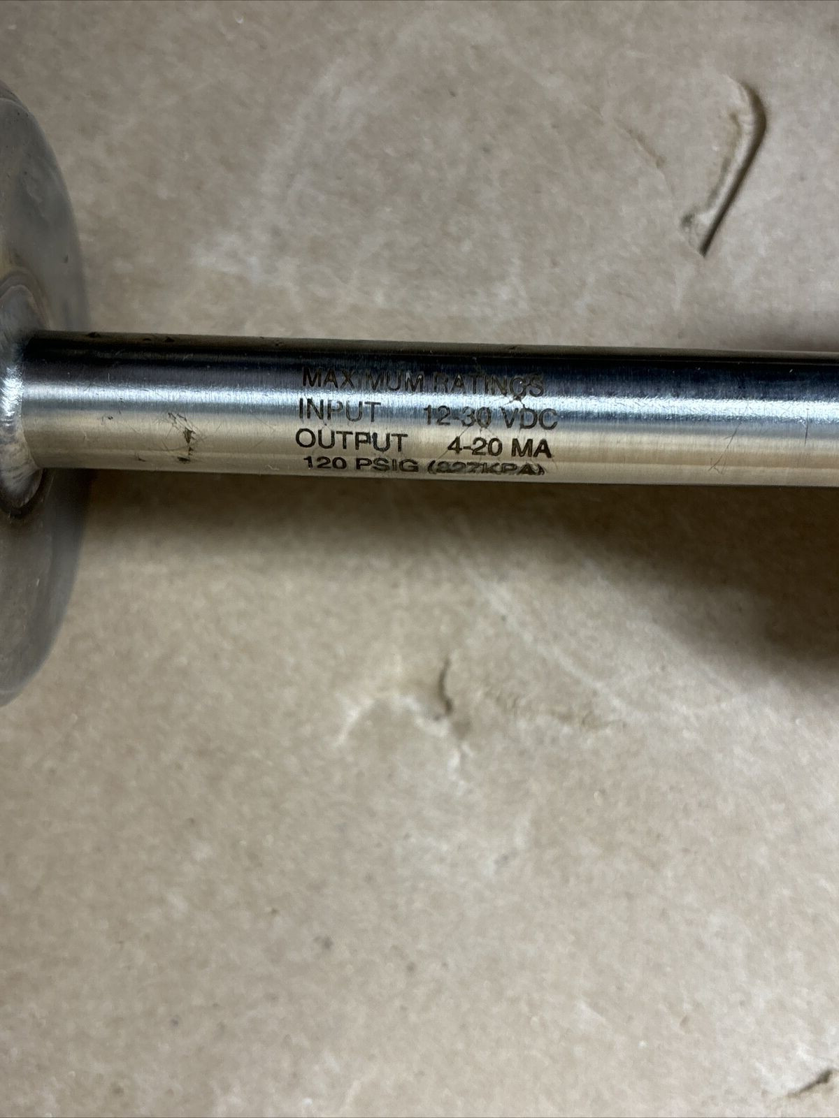 Madison 120PSI C4651 4-20mA Continuous Level Transmitter Float Sensor 40"