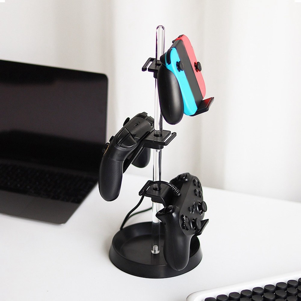 Controller Stand Transparent Tube for Universal Gaming PC Accessories A E9O5
