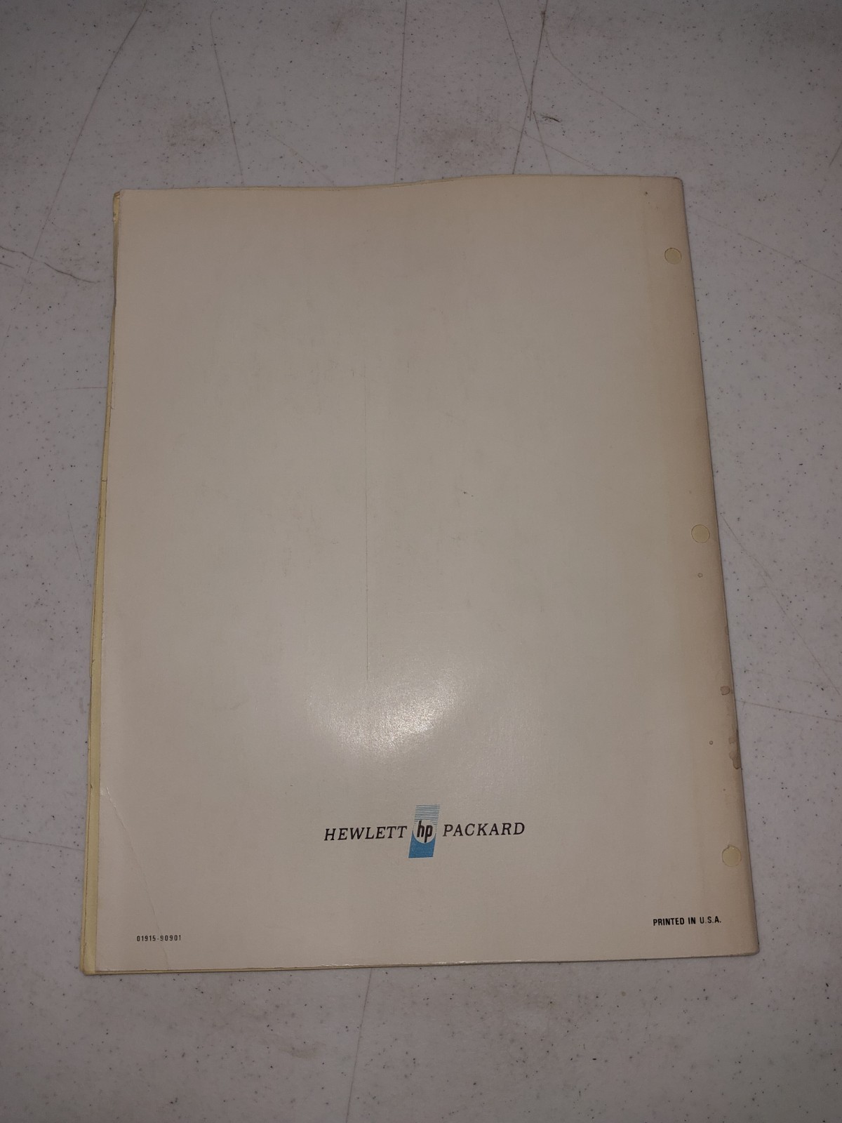 Original HP 1915A variable transition time output operating and service manual