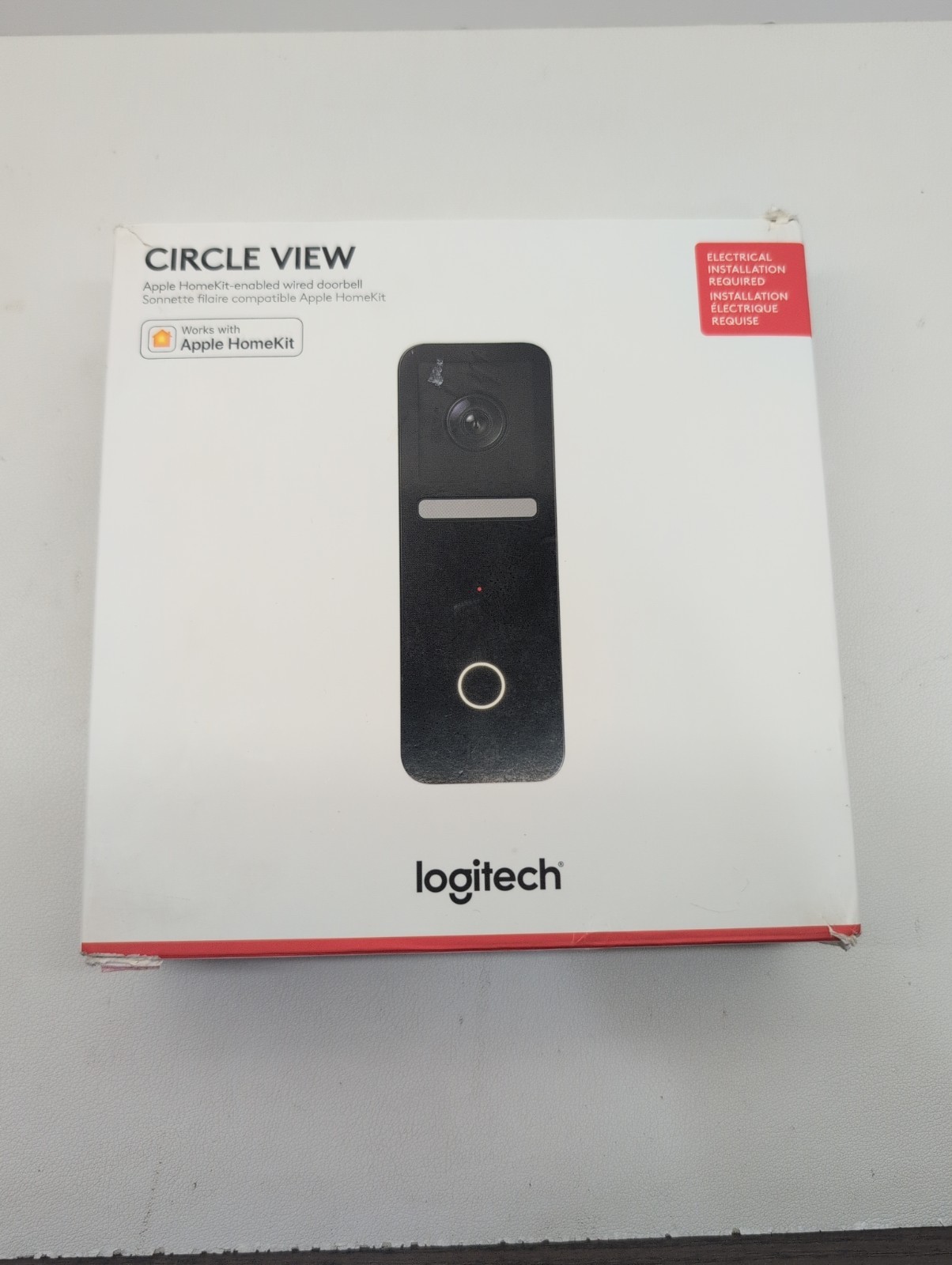 Logitech Circle View Wired Smart Doorbell Open Box