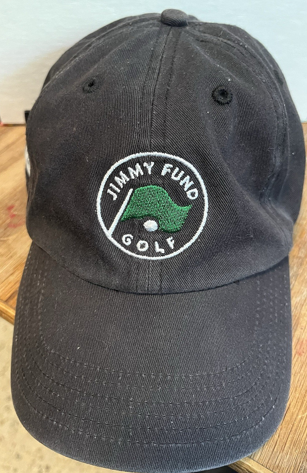 Jimmy Fund Golf Black Snapback Cap Hat Adjustable