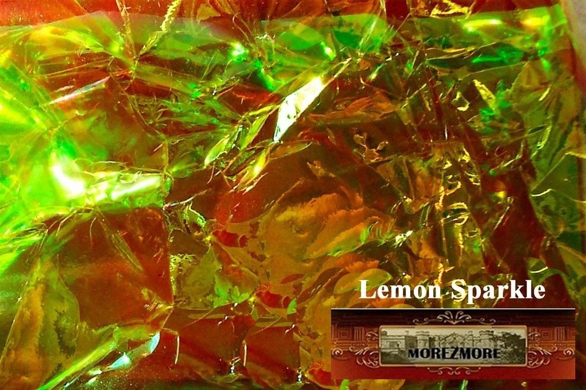 M00219 MOREZMORE Angelina Fantasy Film LEMON GOLD YELLOW Bondable 50'