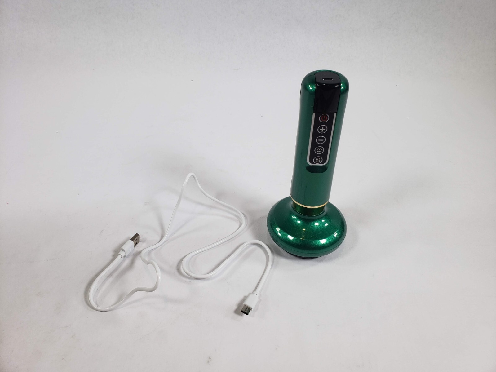 Handheld Massager Anti Cellulite Massager Cordless with 12 Suction modes (Green)