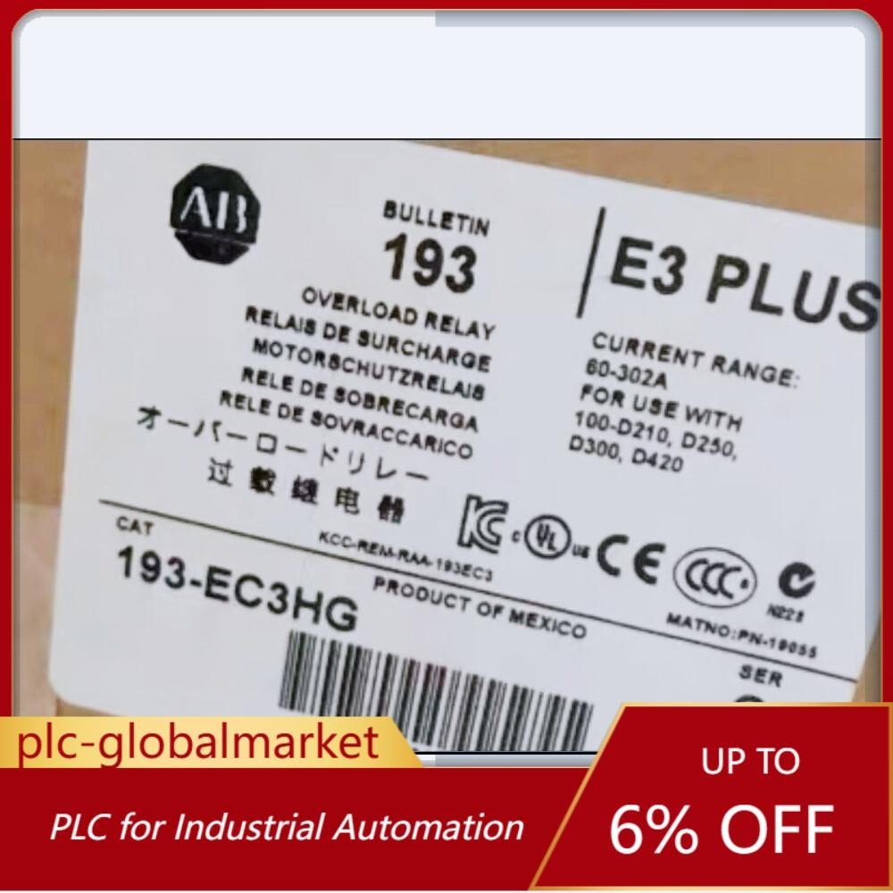 NEW AB 193-EC3HG Overload Relay AB Very Nice Tested 193EC3HG TCP0 US Free Tax