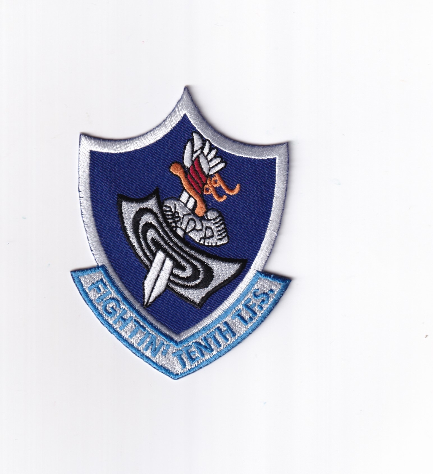 10th Tactical Fighter Squadron Patch – Hook and Loop, 3.5"