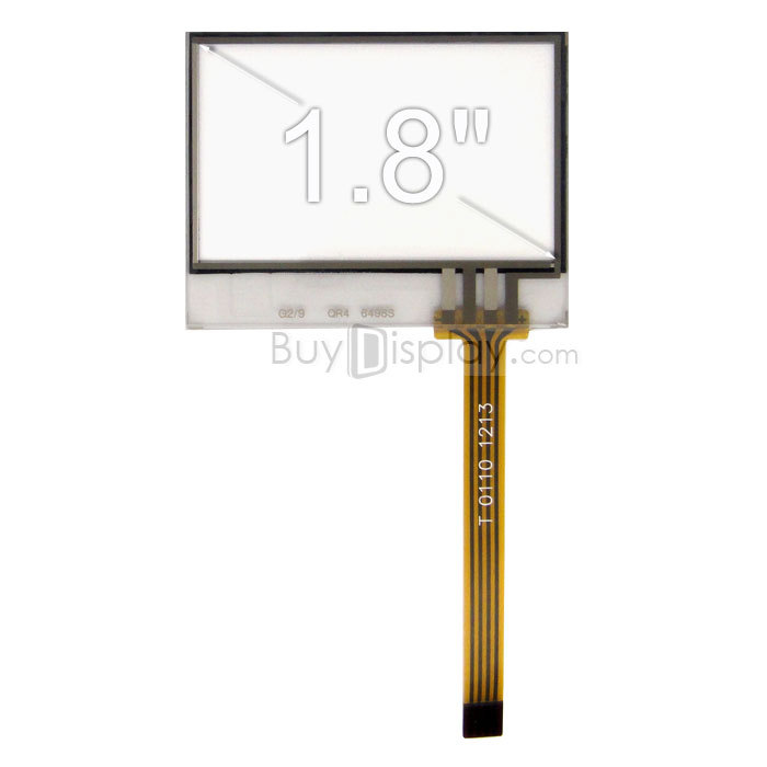 Factory Outlet 1.8" inch Resistive Touch Panel Screen with Free FPC Connector