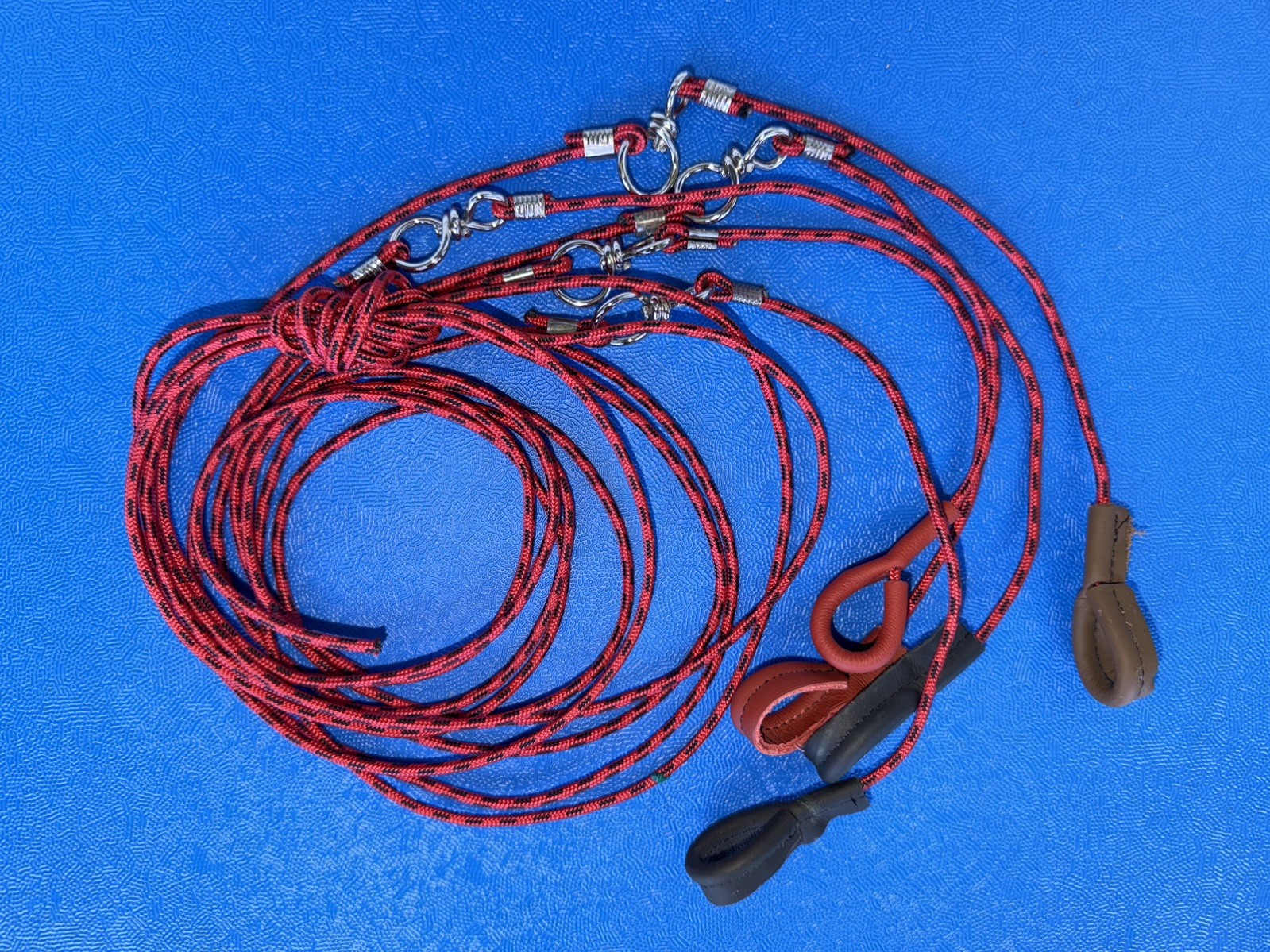 5 chicken poultry tie cords/ 5 calzas para gallos
