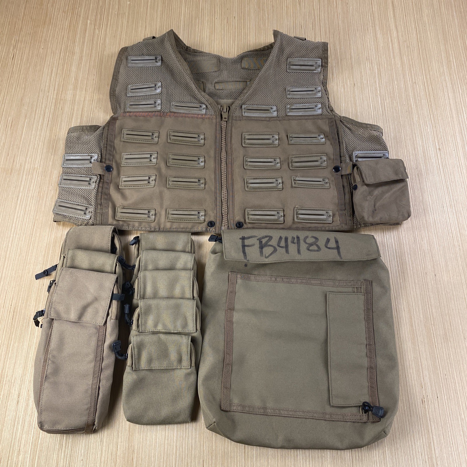 USAF Survival Inc Snap Track Vest Mens OSFM 10 Pouches Holsters Army Tactical