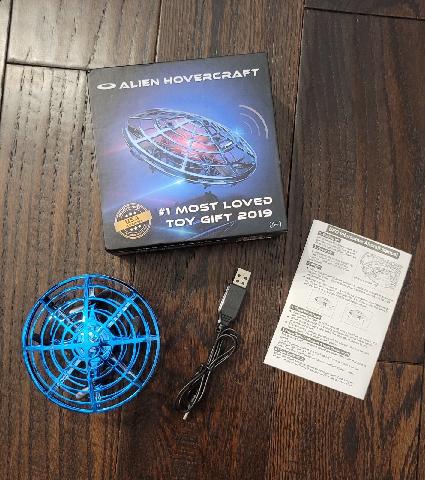 Drone Toy ALIEN HOVERCRAFT Safe For Kids & Pets INTERACTIV DRONE 2019