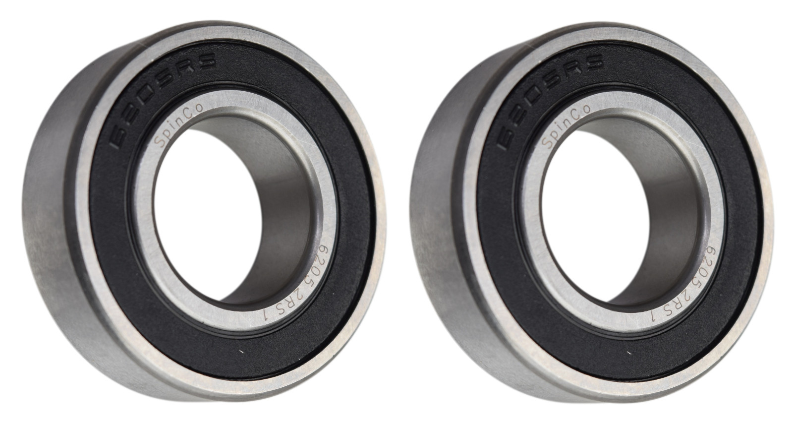 (2 Each) 6205-2RS-1, 6205LLU16, 205PP16 Sealed Radial Ball Bearing 1"X52X15