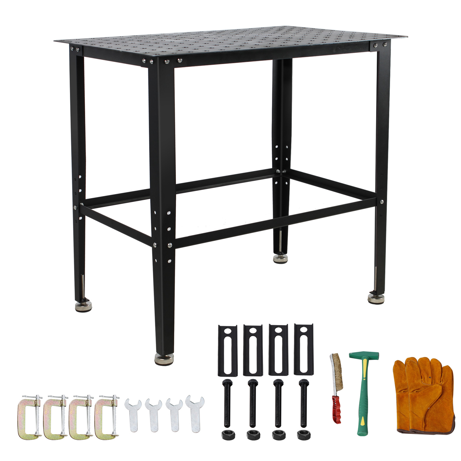 36×24in Welding Table with Fixture 5/8" Holes Welding Work Bench