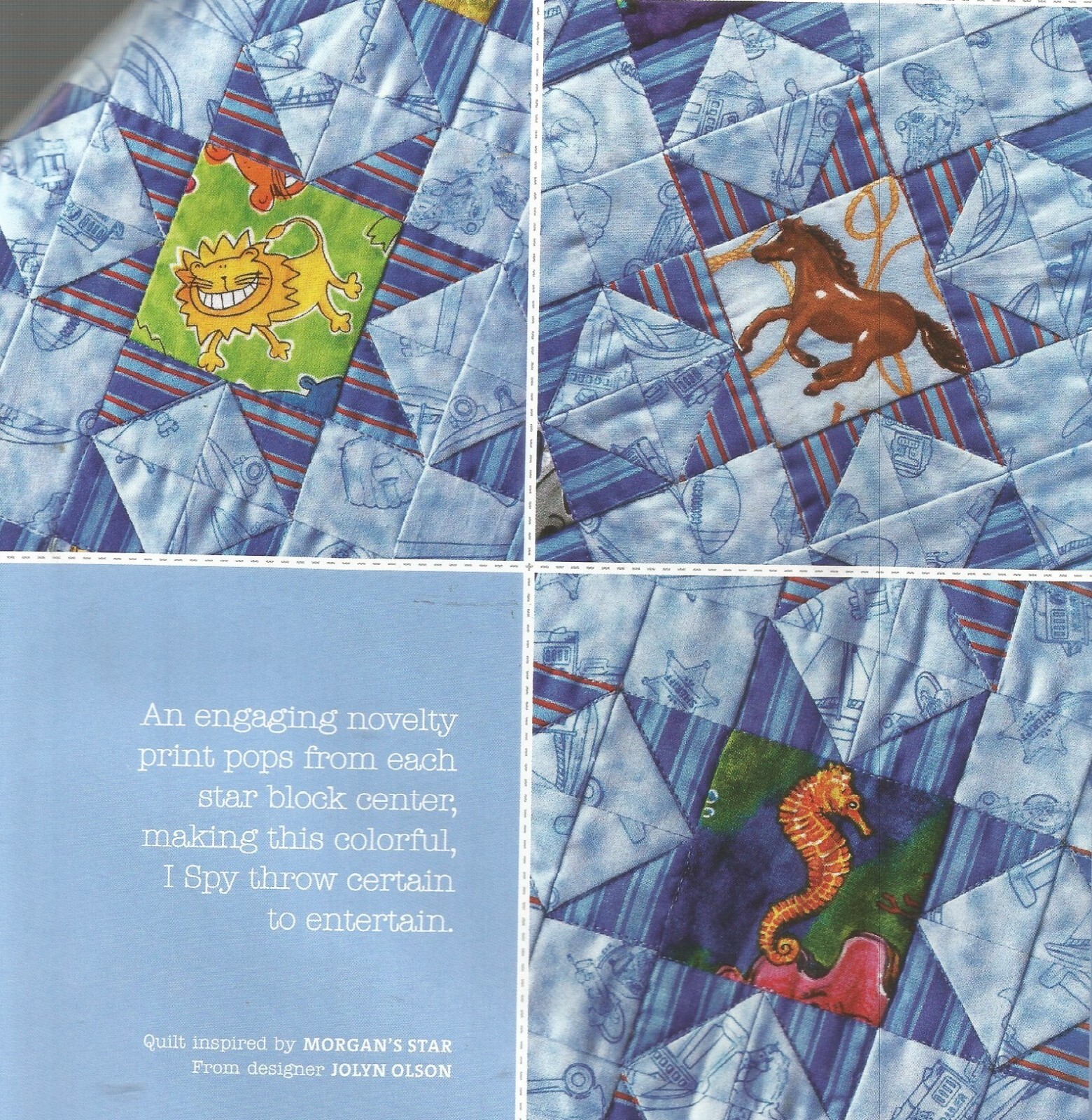 E0845 HIDE & SEEK QUILT PATTERN/INSTRUCTIONS