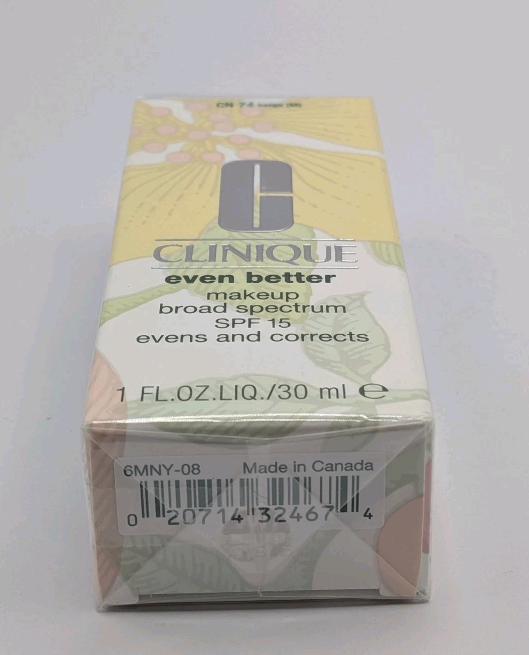 Clinique CN 74 Beige Even Better Makeup Foundation SPF 15 SEALED