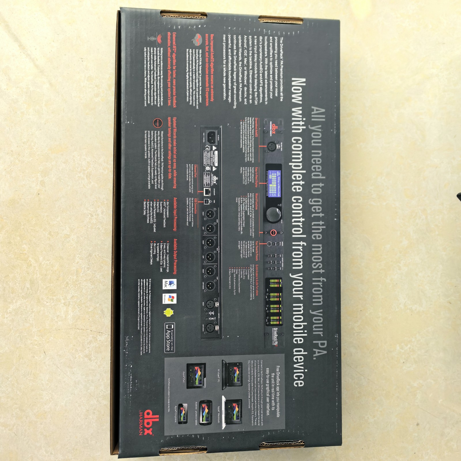 DBX PA2 DriveRack Complete Loudspeaker Management System Processor NEW