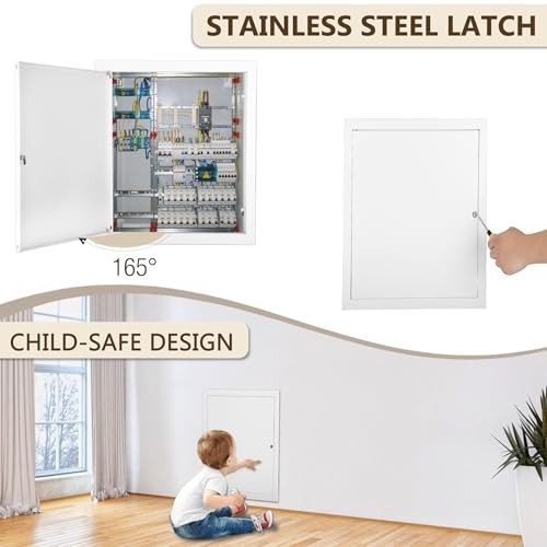 Thick 1mm 16x24 Access Panel for Drywall, Attic & Ceiling - Durable Metal Design