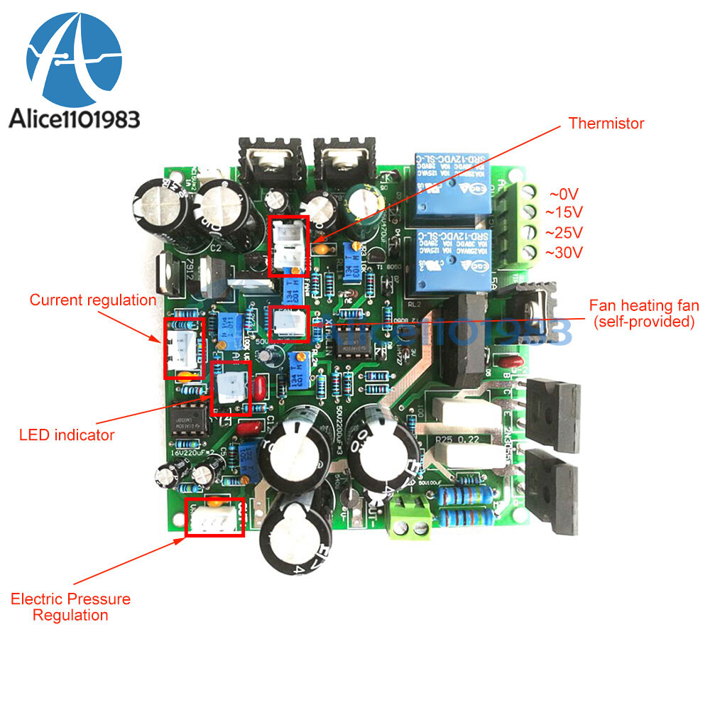 Adjustable Power Supply 0-30V 0-5A Constant Voltage And Current Board Diy Kit